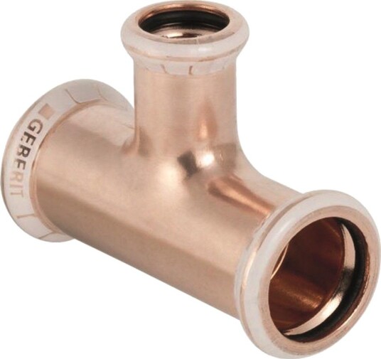 Geberit 1768311 T-rør med redusert avstikk 35 x 22 x 35 mm, Installasjon