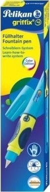 Pelikan 809160 Blå Fyllesystem Med Patron Blå Høyrehendt Boks 1 Stykker