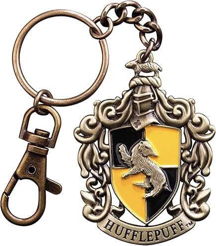 Harry Potter Gryffindor Nøkkelring - Håndmalte Detaljer 4,5 cm