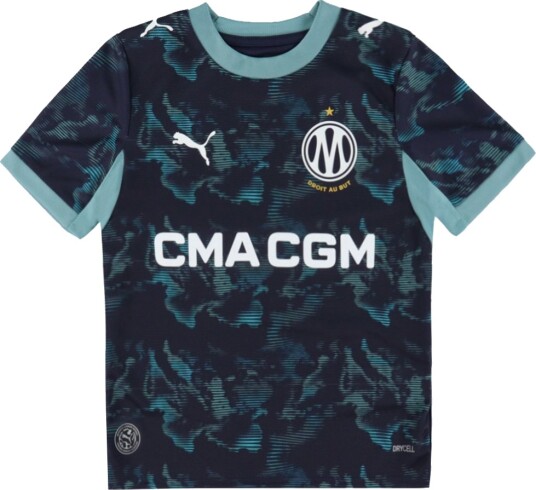PUMA Olympique De Marseille Away Jersey Replica Jr Navy 140