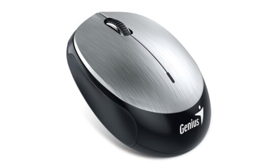Genius Computer Technology Nx-9000Bt, Ambidekstriøs, Blueeye, Bluetooth + Usb Type-A, 1200 Dpi, Sort, Sølv