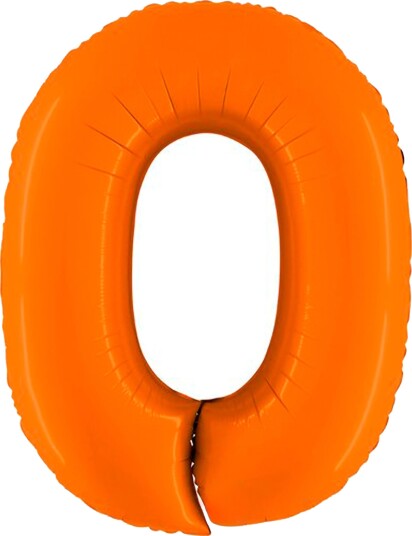 Ballongkungen Ballongtall Matt Oransje Tallet 0 400000MO