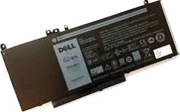 Dell Batteri Til Bærbar Pc Litiumion 4-Cellers 8.18 Ah 62 Wh 7V69Y