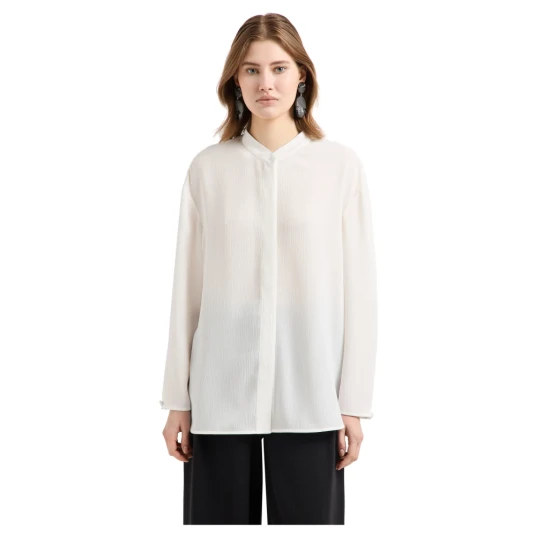 Emporio Armani Dame Bluser & Skjorter Hvit M, Emporio Armani Dame Bluser & Skjorter Hvit M,