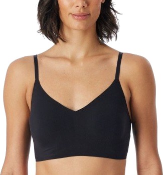 Schiesser BH Invisible Soft Bustier Padded Bralette Svart 44 Dame Schiesser BH Invisible Soft Bustier Padded Bralette Svart 44 Dame