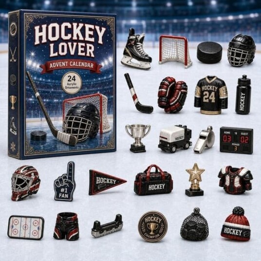2026 Adventskalender Blind Box: 24 dagers nedtelling til ishockey
