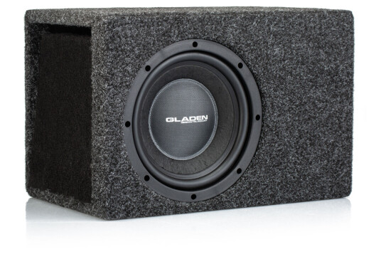 Gladen RS 08 VB-CU Subwoofer i kasse 8" i portet-kasse, 175W RMS, 4 Ohm