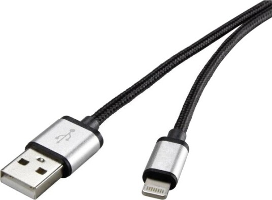 Renkforce Apple Lightning Tilkoblingskabel 0,5 M 1323109 Renkforce Apple Lightning Tilkoblingskabel 0,5 M 1323109