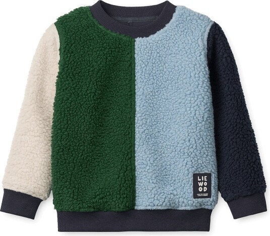 Liewood Ridley Pile Sweatshirt   BEACH BLUE MULTI MIX   98/104