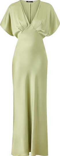 Gina Tricot Maxikjole Satin Maxi Grønn