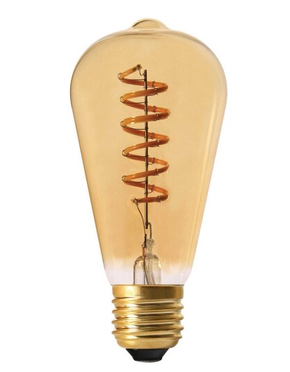 PR Home LED-pære E27 Rav 64mm 2000K 3W