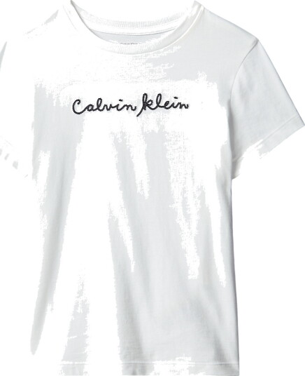 Calvin Klein T skjorte Logo Bright White Calvin Klein 12 år (152) T skjorte Hvit