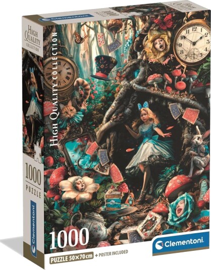Clementoni Puslespill 1000 Brikker Another Day in Wonderland