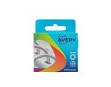 Avery - Forsterkningsring - blank (en pakke 500)