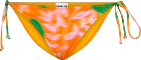 Ganni Recycled Printed Orange 40