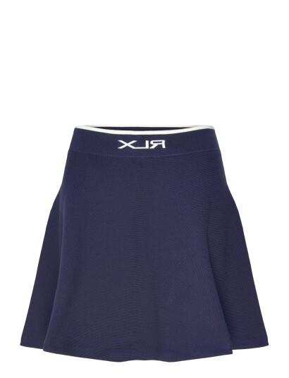 Ralph Lauren Golf A Line Mesh Sweater Skirt Navy XL