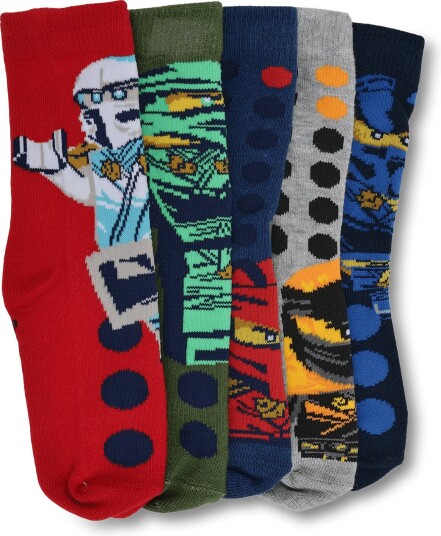 Lego Wear Lwaiko 601   5 Pack Socks.   DARK NAVY   28 30