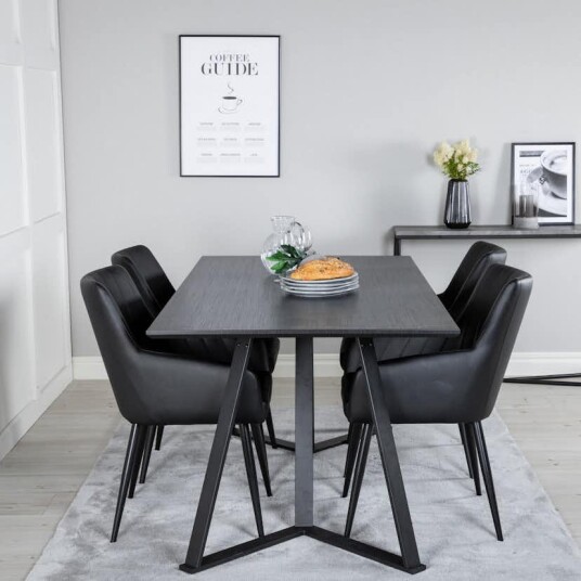 Venture Home Spisegruppe Venture Home Marina med 4stk Comfort Stoler GR24043