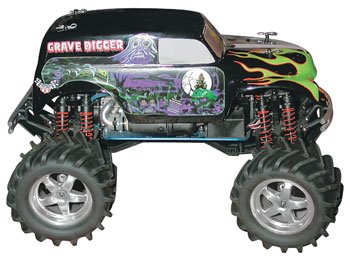 Parma 10165P 1/10 Grave Digger Painted Body Parma 10165P 1/10 Grave Digger Painted Body