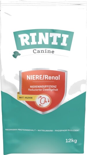 Rinti Tørrfôr Nyre Og Nyremat Med Til Hund Kylling 12 kg Rinti Tørrfôr Nyre Og Nyremat Med Til Hund Kylling 12 kg