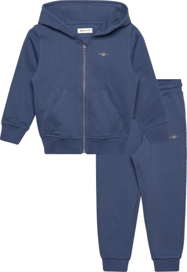 Gant Kids "Shield Full Zip Hoodie Sweatpant Set" SALTY SEA 104 Gant Kids "Shield Full Zip Hoodie Sweatpant Set" SALTY SEA 104