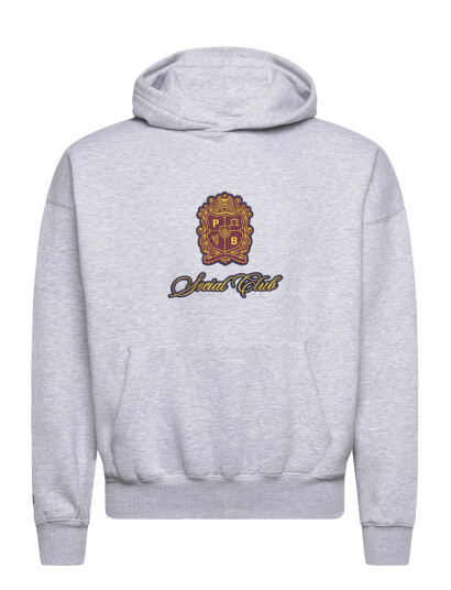 Prohibited Emblem Patch Hoodie   Grey   S