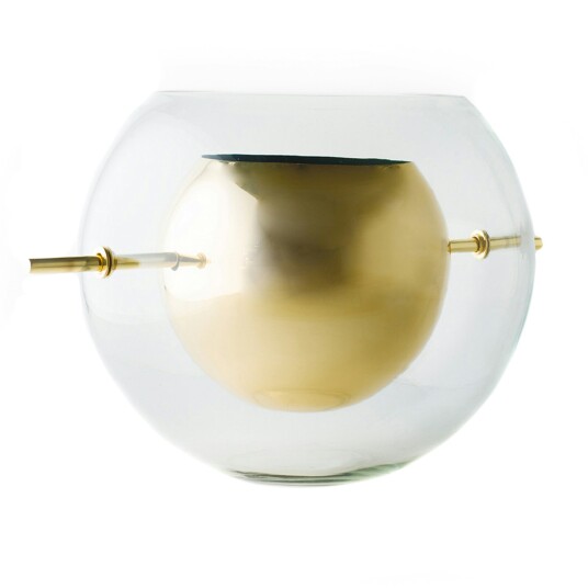 Klong Alba rund vase Messing Klong Alba rund vase Messing