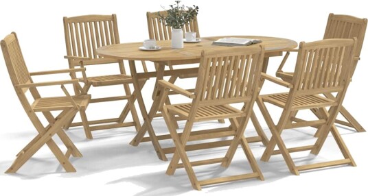 Sammenleggbare hagestoler 6 stk 54,5x58x90 cm heltre akasie 3214230 Sammenleggbare hagestoler 6 stk 54,5x58x90 cm heltre akasie 3214230