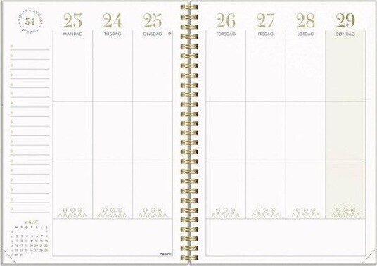 Mayland Life Planner Essentials A5 ugekalender 2027