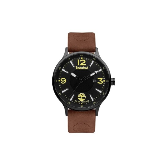 Timberland Herreklokke TDWGA2100902 Marbelhead Sort/Lær Ø43 mm Timberland Herreklokke TDWGA2100902 Marbelhead Sort/Lær Ø43 mm