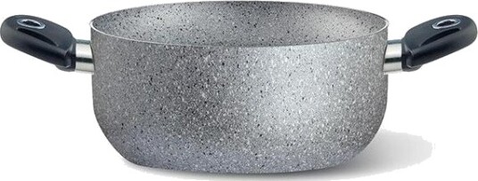 Pensofal Vesuvius kjele med 2 h??ndtak 24 cm svart/hvit