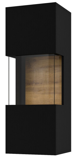 Vitrineskap Speno 95 cm Svart