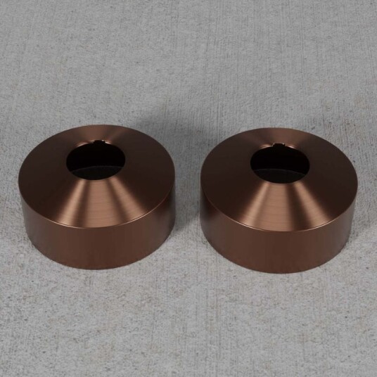 Primy Steel Pleasure Rosetter Ø68 mm, 2 stk, Amber Primy Steel Pleasure Rosetter Ø68 mm, 2 stk, Amber