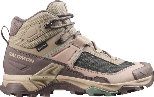 Salomon X Ultra 5 Mid Gore tex Iron / Desert Tan / Green Milieu 38