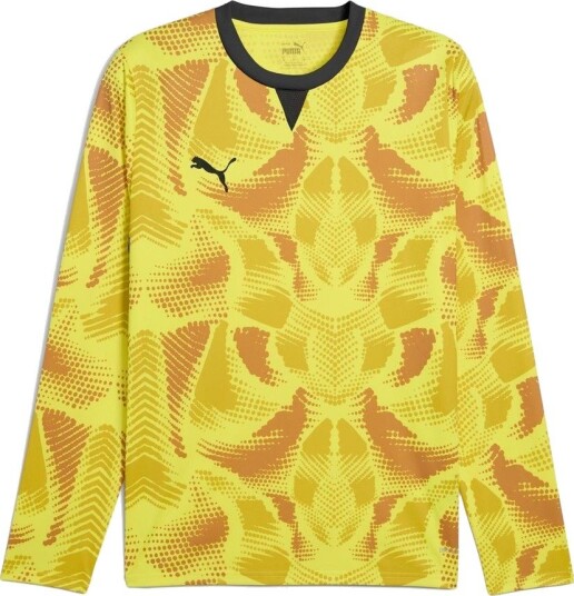 PUMA Keeperdrakt Teamtarget Fluro Yellow/PUMA Svart L/S S