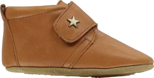 Bisgaard tøfler Velcro Star 12301 Cognac 20