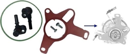 Reparatorsett, undertrykkspumpe (bremseanlegg) 3RG 74200 Reparatorsett, undertrykkspumpe (bremseanlegg) 3RG 74200