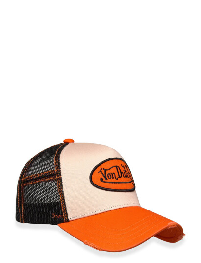 Von Dutch Oval Patch Sum Trucker Black - White - Dark Green Von Dutch - Black - ONE SIZE