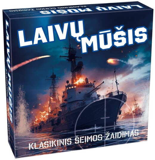 Northix Battleship-brettspill i litauisk språkutgave 40351