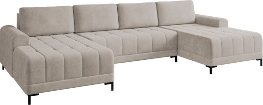 Vilshult Sofa Dobbel sjeselong 4 seter   Beige