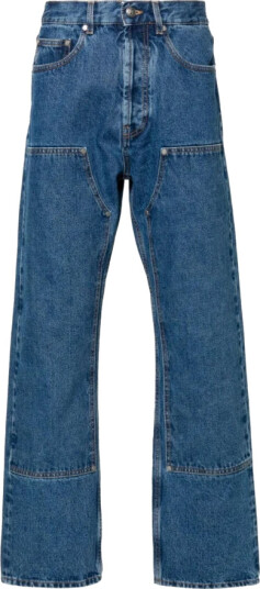 Palm Angels Herre Jeans Blå W33, Palm Angels Herre Jeans Blå W33,