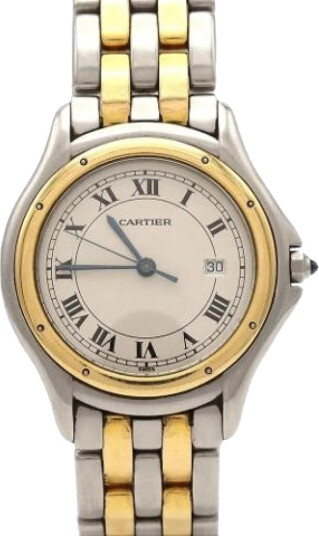 Cartier Vintage Herre Hvit