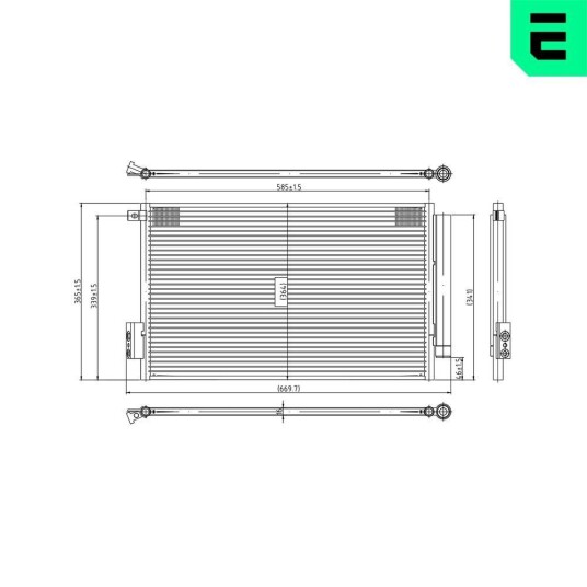 Kondensator ERA 667271 Kondensator ERA 667271