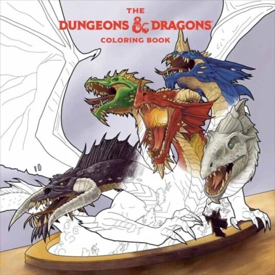 The Dungeons & Dragons Coloring Book Av Official Dungeons & Dragons