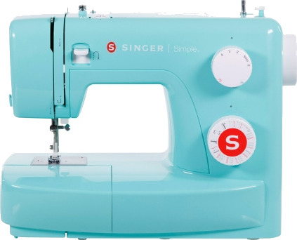 Singer 3223 Simple Symaskin med 23 Sting og Fireskrittsknappehull - Blå Singer 3223 Simple Symaskin med 23 Sting og Fireskrittsknappehull - Blå