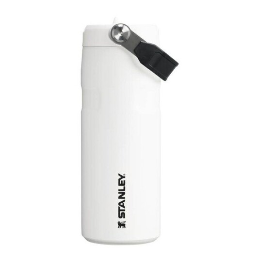 Stanley IceFlow Flip Straw 2.0 Bottle termoflaske 0,47L Chalk Stanley IceFlow Flip Straw 2.0 Bottle termoflaske 0,47L Chalk