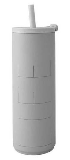 Design Letters - To Go Travel Life termokopp 50 cl grå