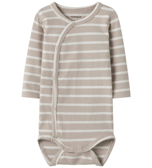 Name It baby   Body nbnOsuppa LS Wrap Body   Grå