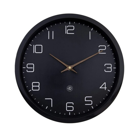 Nextime nXt Eco Veggklokke Ø30 cm Sort