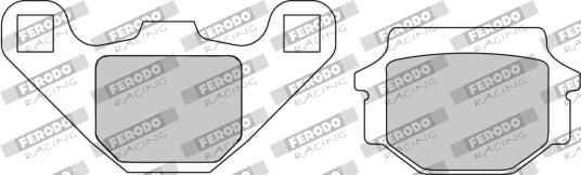 FERODO RACING FDB314P Bremseklosser FERODO RACING FDB314P Bremseklosser